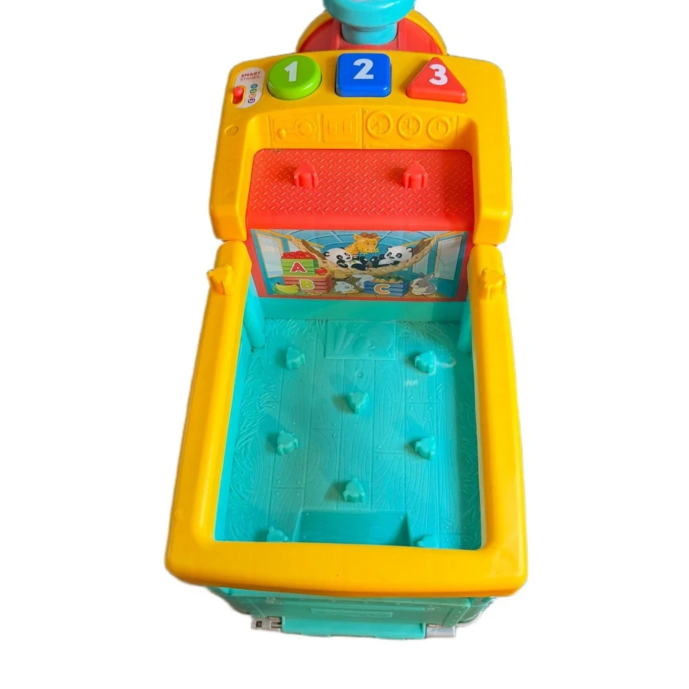 Fisher Price ABC Express Smart Stages Learning Train Red Yellow Teal Toy
